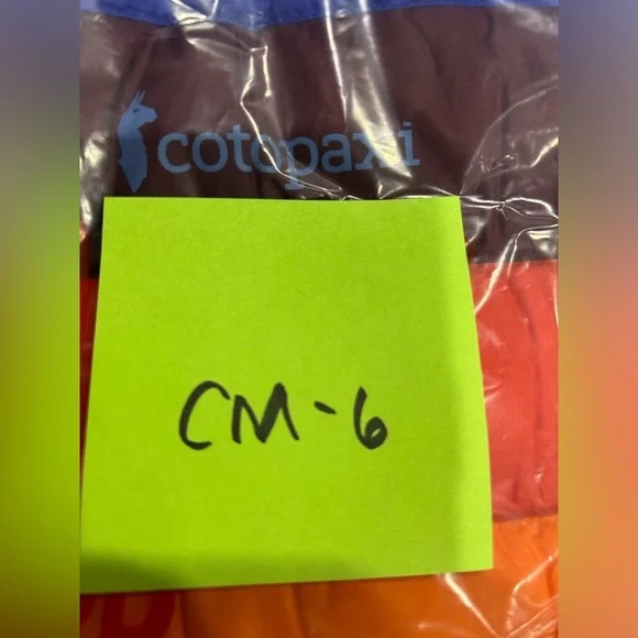 Cotopaxi Men’s XXL Fuego Hooded Down Puffer Jacket Blue Violet Stripes NWT - Picture 14 of 14